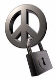 peace and padlock