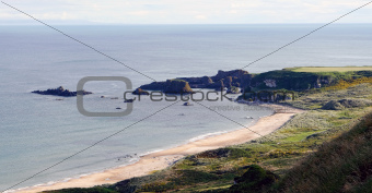 The Antrim Coastline in Northern Ireland