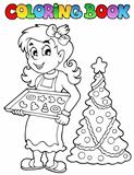 Coloring book Christmas topic 9
