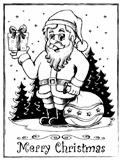 Santa Claus theme drawing 3