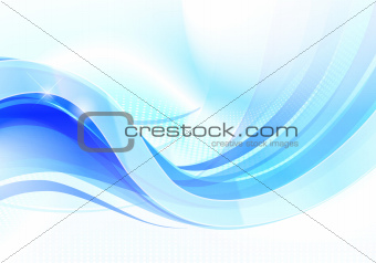 Stylish abstract wave flow
