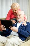 Senior Couple with Tablet PC
