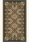Oriental design in the frame for carpet.