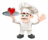 Food lover heart chef
