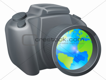 Camera globe concept