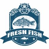 Fresh fish stamp