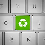 Recycle Sign Keyboard