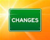 Changes Green Sign