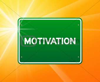Motivation Green Sign