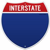 Isolated Interstate Sign
