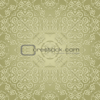 vector vintage seamless floral pattern