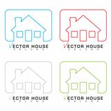 House icon outline set