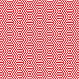 Retro red seventies pattern