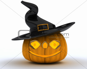 Carved pumpkin Jacko Lantern