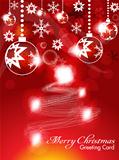 abstract christmas background with sparkle