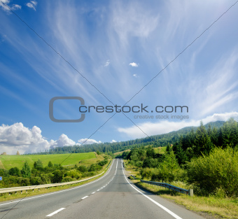 road in mountain
