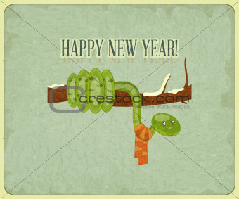 Year of the snake card