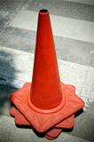 group old traffic cone