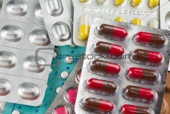 Many tablets or pills
