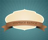 vintage badge