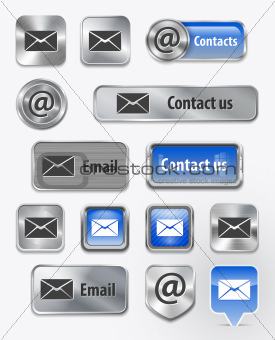 Contacts/Mail/Email web elements