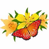 Butterfly on a flower-4