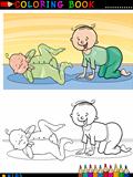 cartoon cute babies for coloring