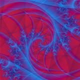 Blue and Red Spiral