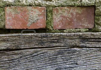 detail of old wall