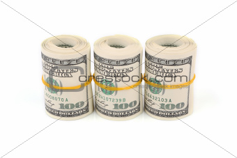 one hundred dollars banknotes