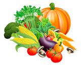 Healthy fresh produce vegetables