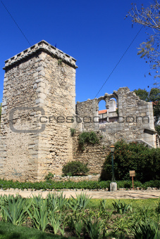 Medieval ruins in Evora