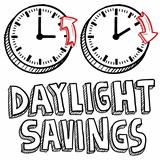 Daylight savings time sketch