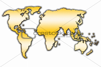 World outline Map