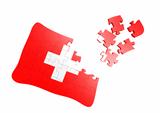 Swiss Flag Puzzle