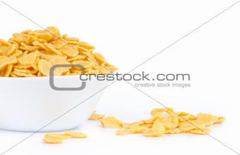 cornflakes in a bowl