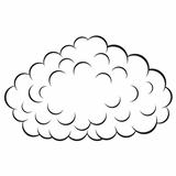 Cloud , vector illustration