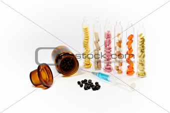 Drugs, tubes and injection