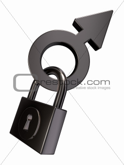 male lock