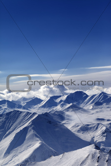 Snow-capped mountains