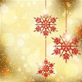 Sparkling Christmas Snowflakes Background