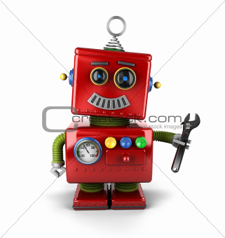 Toy mechanic robot