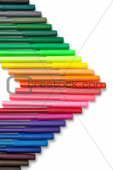 Colorful Marker Arrow