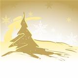 Gold Christmas Tree