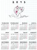 calendar 2013 year of the snake