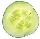 Cucumber circle portion
