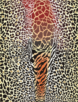 animal pattern printed background