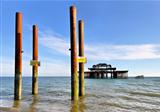 The West Pier in Brighton