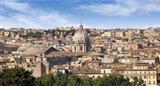 Rome historic center city 