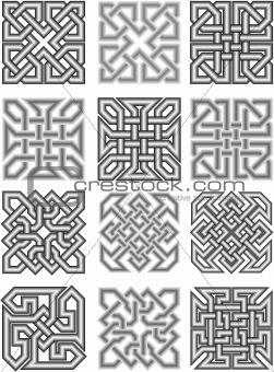 Celtic traditional ornaments